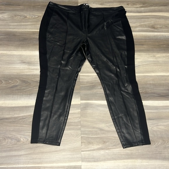 🏁 Addition Elle vegan leather pants size 4X - Picture 2 of 9